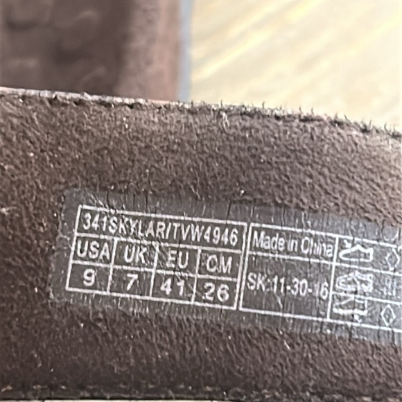 Vionic Skylar Brown Tortoise Slip On Adjautable Sandals Women Orthotic size 9 - Picture 10 of 16